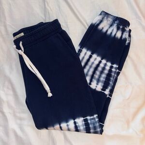 Madewell Tie Dye Jogger Sweatpants in Blue